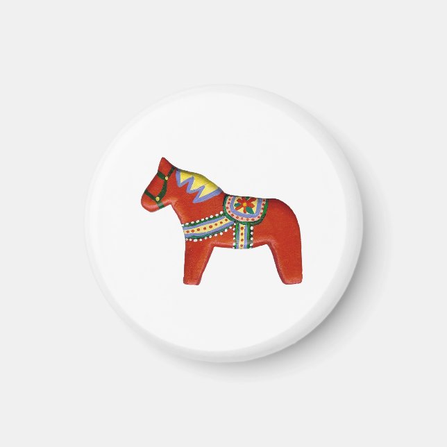 Red Dala magnet (Front)