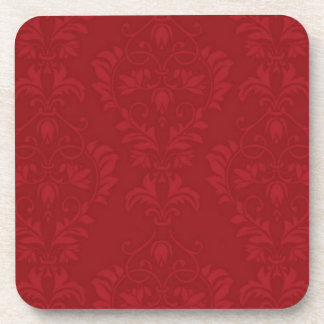 Red Damask Coaster