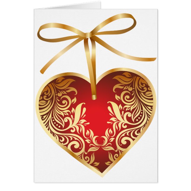 Red Damask Heart (Front)