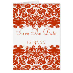 Red Damask Wedding