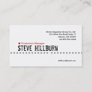 Red Dash Business Card 4