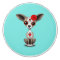 Red Day of the Dead Chihuahua