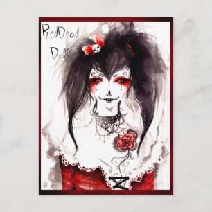 Red Dead Doll Postcard