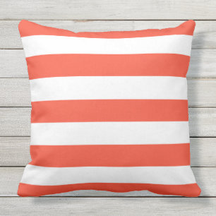 Red Deckchair Stripes Cushion