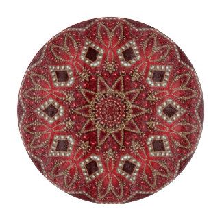 Red Decorative Cutting Board