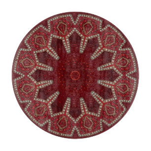 Red Decorative Cutting Board