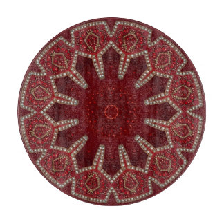 Red Decorative Cutting Board