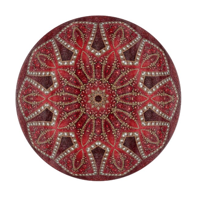 Red Decorative Cutting Board (Front)