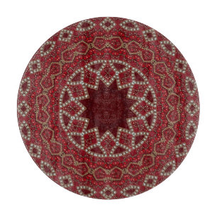 Red Decorative Cutting Board