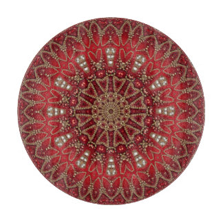 Red Decorative Cutting Board