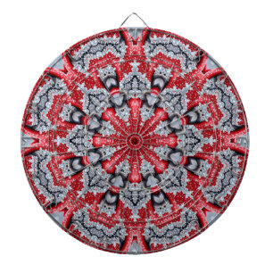 Red Decorative Dartboard