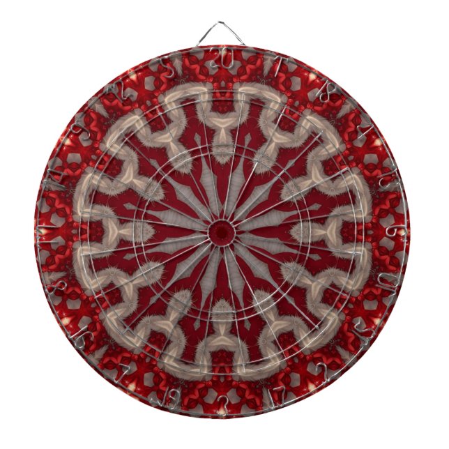 Red Decorative Dartboard (Front)