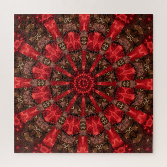 Red Decorative Jigsaw Puzzle (Vertical)