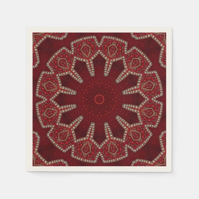 Red Decorative Napkins (Front)