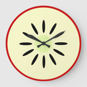 Red Delicious Apple Large Clock
