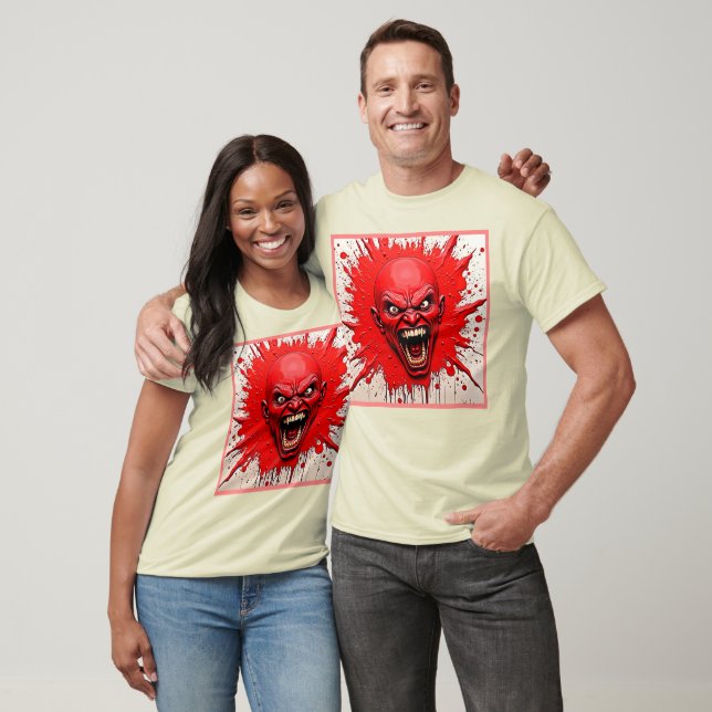 Red Demon Fury Art T-Shirt (Unisex)