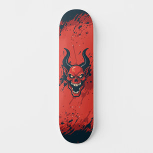 Red Demonic Skateboard