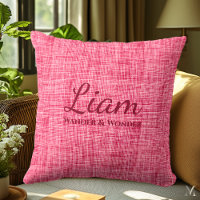 Red Denim Texture | Personalised Rustic Home Decor