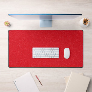 Red Desk Mat - Large Gaming & Office Pad