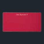 Red Desk Mats & Pads<br><div class="desc">Red Desk Mats & Pads.  Matching name plate available.</div>