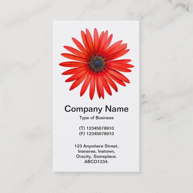 Red Devil Business Card (Front)