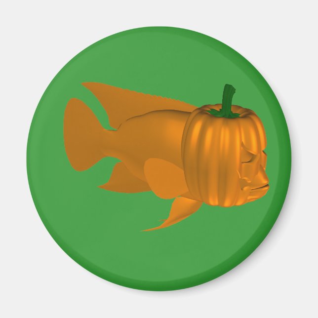 Red Devil Cichlid Magnet (Front)