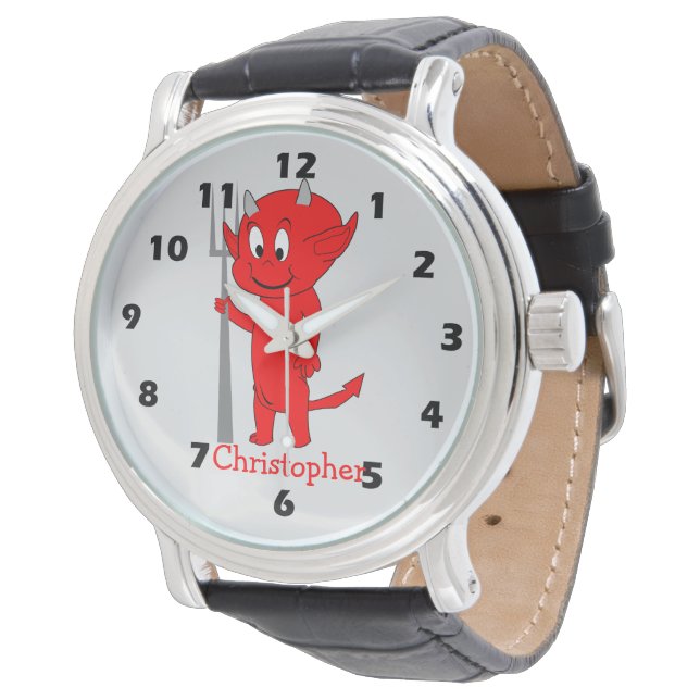 Red Devil Design Watch (Angled)