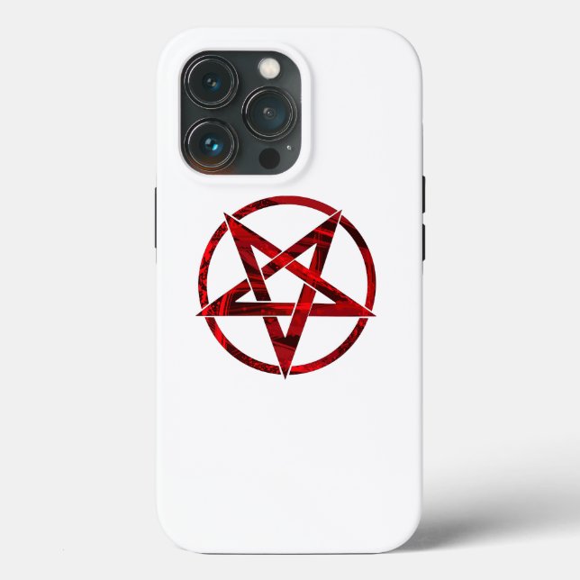 Red Devil Pentagram Case-Mate iPhone Case (Back)