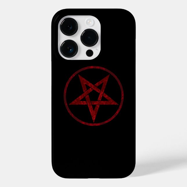 Red Devil Pentagram Case-Mate iPhone Case (Back)