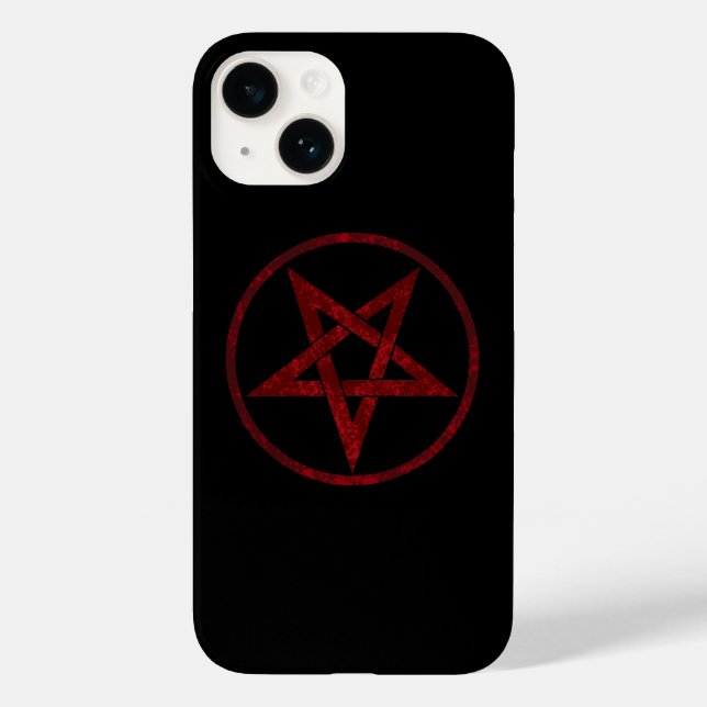 Red Devil Pentagram Case-Mate iPhone Case (Back)