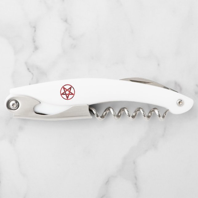 Red Devil Pentagram Corkscrew (Front)