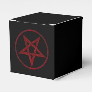 Red Devil Pentagram Favour Box