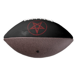 Red Devil Pentagram Football