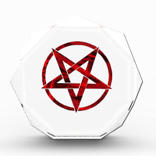 Red Devil Pentagram Photo Block