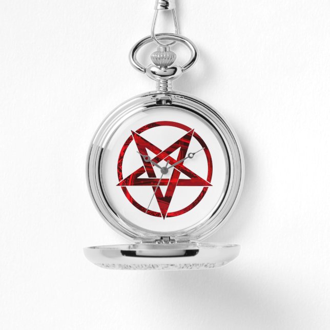 Red Devil Pentagram Watch (Front)
