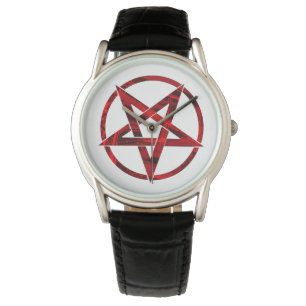 Red Devil Pentagram Watch