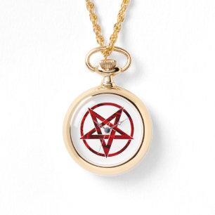 Red Devil Pentagram Watch