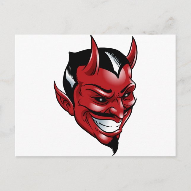 Red Devil Postcard (Front)