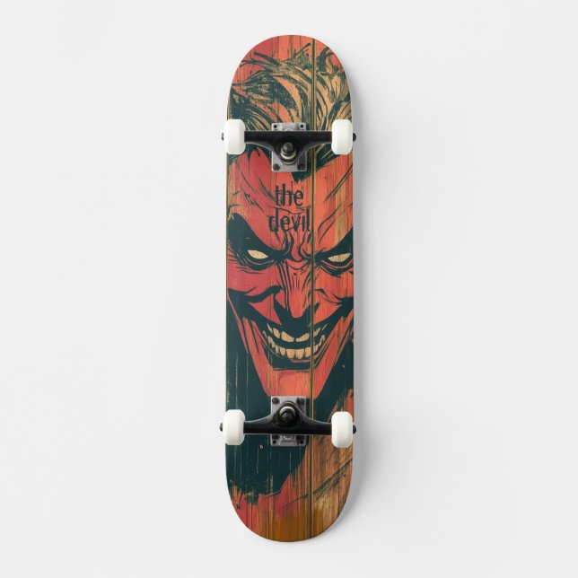 Red Devil Skateboard (Front)