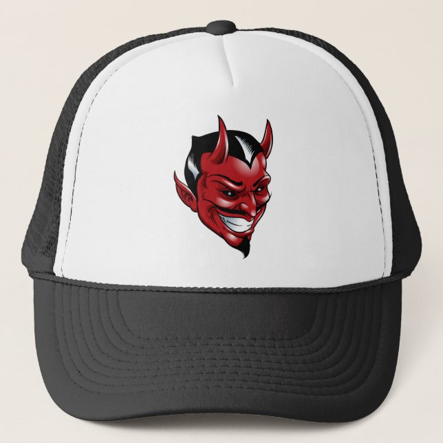 Red Devil Trucker Hat (Front)
