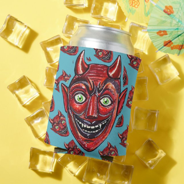 Red Devil Vintage Halloweenies  Can Cooler (In Situ Summer)