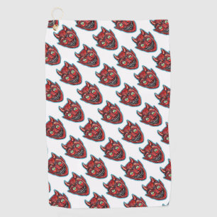 Red Devil Vintage Halloweenies  Golf Towel