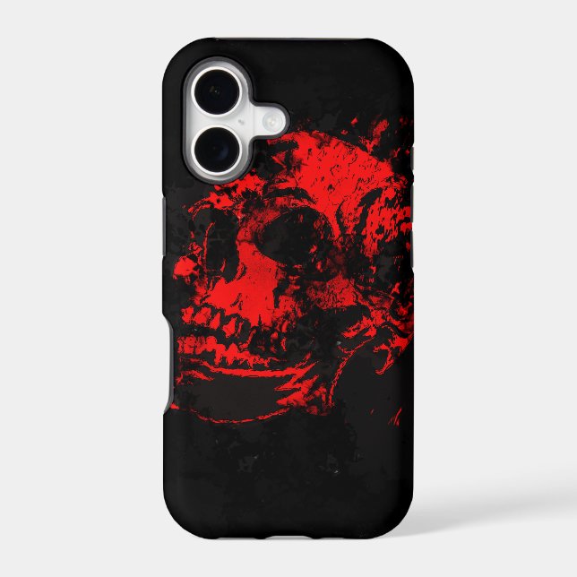 Red Devil's Skull Creepy Artwork (Back)