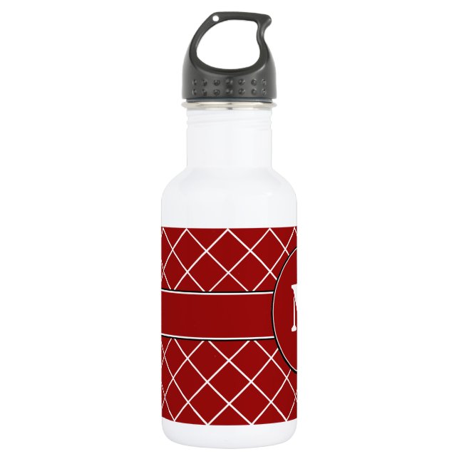 Red Diamond Monogrammed 532 Ml Water Bottle (Front)