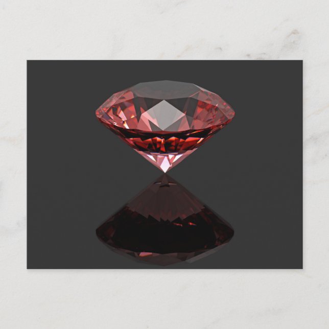 Red diamond ruby postcard (Front)
