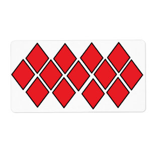 Red diamond shapes