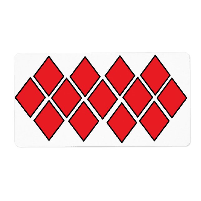 Red diamond shapes (Front)