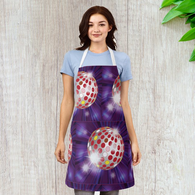 Red Disco Ball Apron (Creator Uploaded)