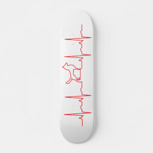 Red Dog Heartbeat skateboard