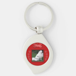 Red Dog Memorial Keepsake Key Ring
